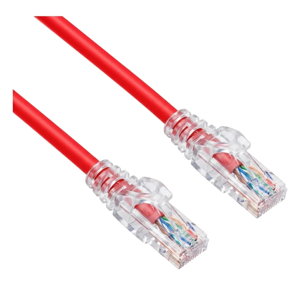 Imagem 2 de 4 do produto Cabo De Rede Efacini Vermelho Cat6 Ef-Connect 100% Cobre, Anatel 20 Metros