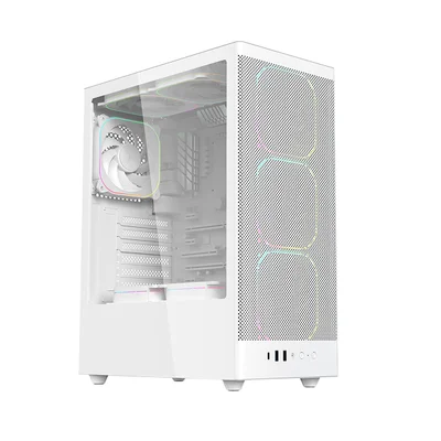 Gabinete Gamer Mid Tower Sem Fan Sem Fonte Gab100 Arch Ii Branco Aerion