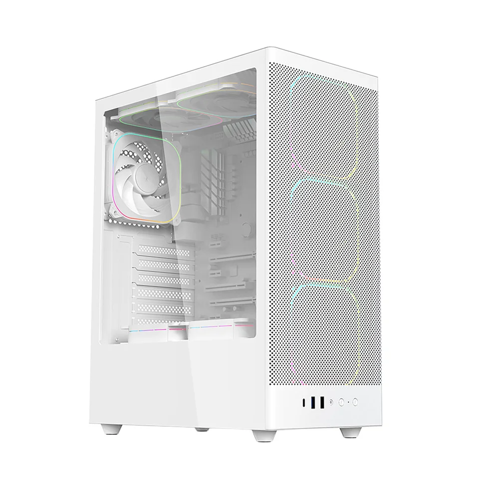 Gabinete Gamer Mid Tower Sem Fan Sem Fonte Gab100 Arch Ii Branco Aerion