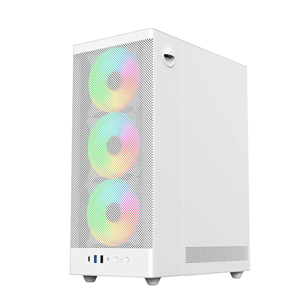 Imagem 2 de 5 do produto Gabinete Gamer Mid Tower Sem Fan Sem Fonte Gab100 Arch Ii Branco Aerion