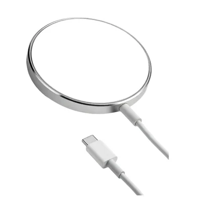 Base Carregadora Por Indução Com Cabo Usb C Para Aparelhos Compatíveis