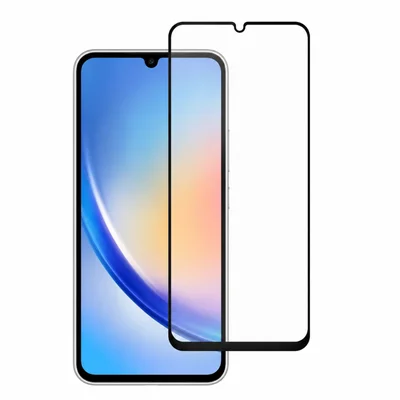 Película 3d De Vidro Compatível Com Samsung Galaxy A34 – Proteção Premium Tela Inteira
