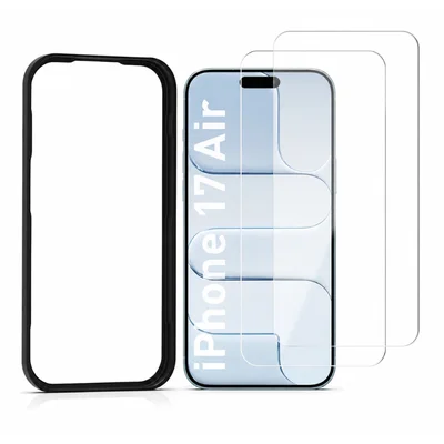 Película De Vidro 3d Temperado Compatível Com Iphone 17 Air – Proteção Premium Tela Inteira