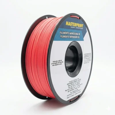 Filamento Abs Premium Masterprint 1kg Alta Resistência Durabilidade E Acabamento Para Impressões 3d Rosa