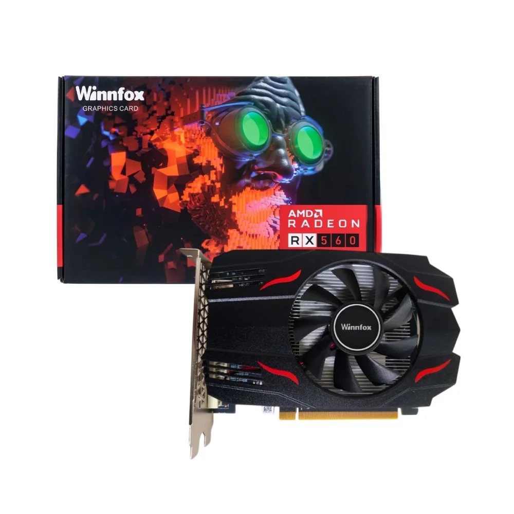 Placa De Video Amd Radeon Rx 560 4gb 128bits GDDR5 HDMI Gamer 4