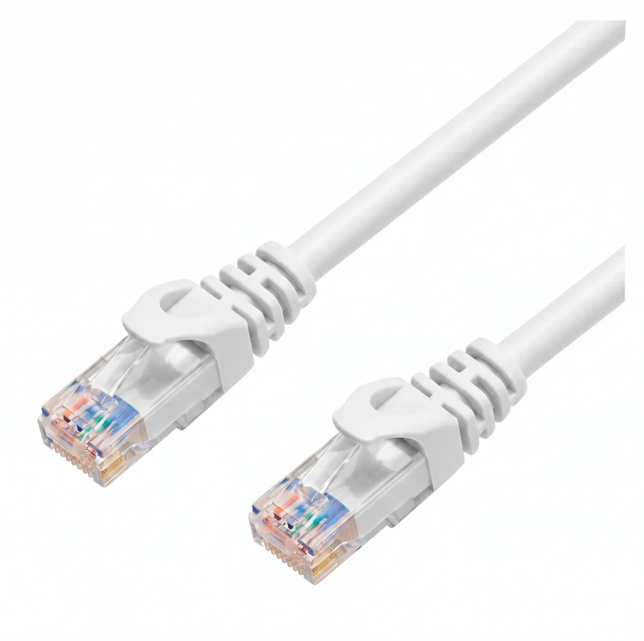 Imagem 2 de 4 do produto Cabo De Rede Efacini Branco Cat6 Ef-Connect 100% Cobre, Anatel 20 Metros