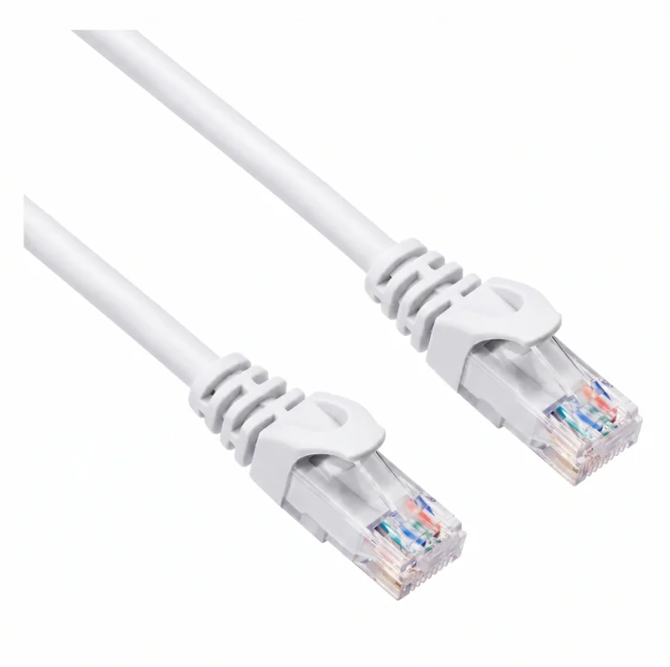 Imagem 3 de 4 do produto Cabo De Rede Efacini Branco Cat6 Ef-Connect 100% Cobre, Anatel 20 Metros