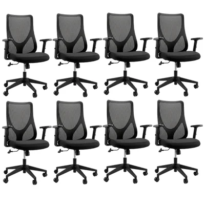 Cadeira Diretor Oficial Comfort Corporate Pro Preto - 8 - Giratória