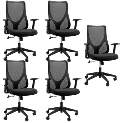 Cadeira Diretor Oficial Comfort Corporate Pro Preto - 5 - Giratória