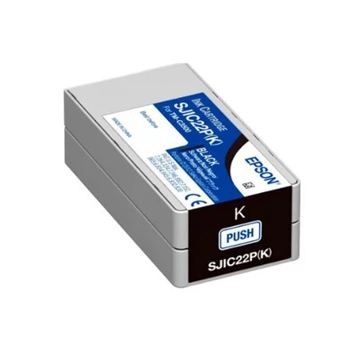 Cartucho De Tinta Epson Sjic22p(k) Preto | Tm-c3500