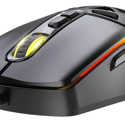 Mouse Gamer Fortrek Striker Com Fio E RGB, Preto