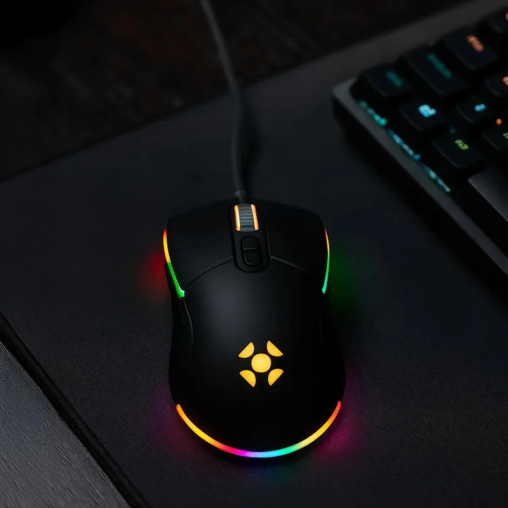 Imagem 3 de 4 do produto Mouse Gamer Fortrek Striker Com Fio E RGB, Preto