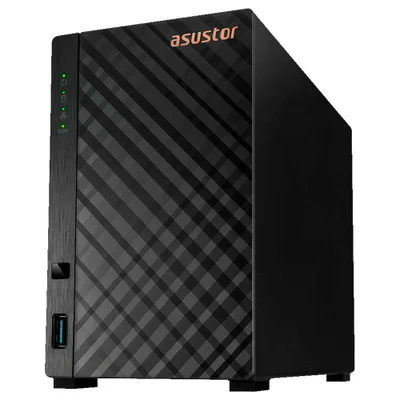 Storage Nas Asustor Torre S/hd 2 Baias Realtek Rtd1619b 1 Porta Lan 2.5 - As1202t-us