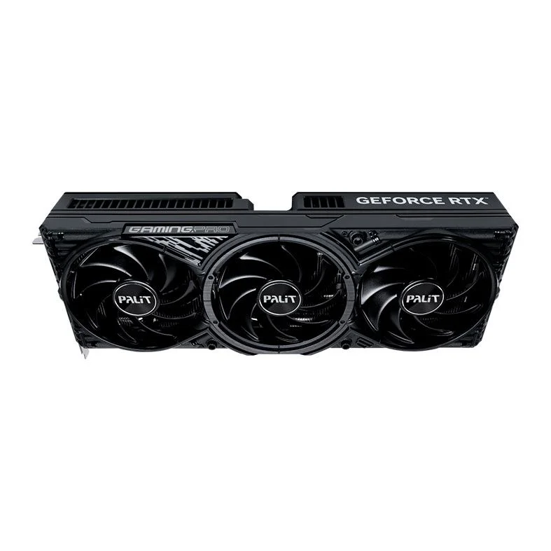 Imagem 4 de 5 do produto Placa De Vídeo Geforce Ddr7 16gb/256 Bits RTX 5080 Palit Gaming, 3 Fans, Dp, HDMI, Ne75080019t2-gb2031y, Preta