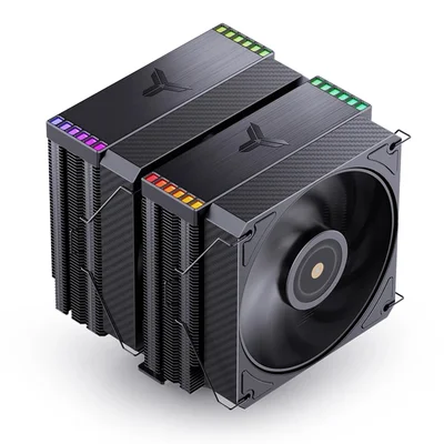 Cooler Ultra Premium Para Processador Jonsbo Hx6280 Dual Tower 81 Cfm Preto