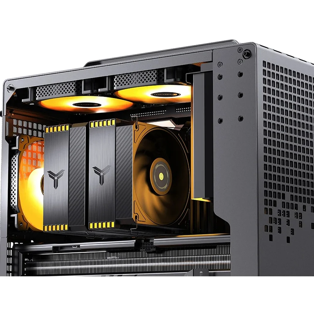Imagem 2 de 5 do produto Cooler Ultra Premium Para Processador Jonsbo Hx6280 Dual Tower 81 Cfm Preto