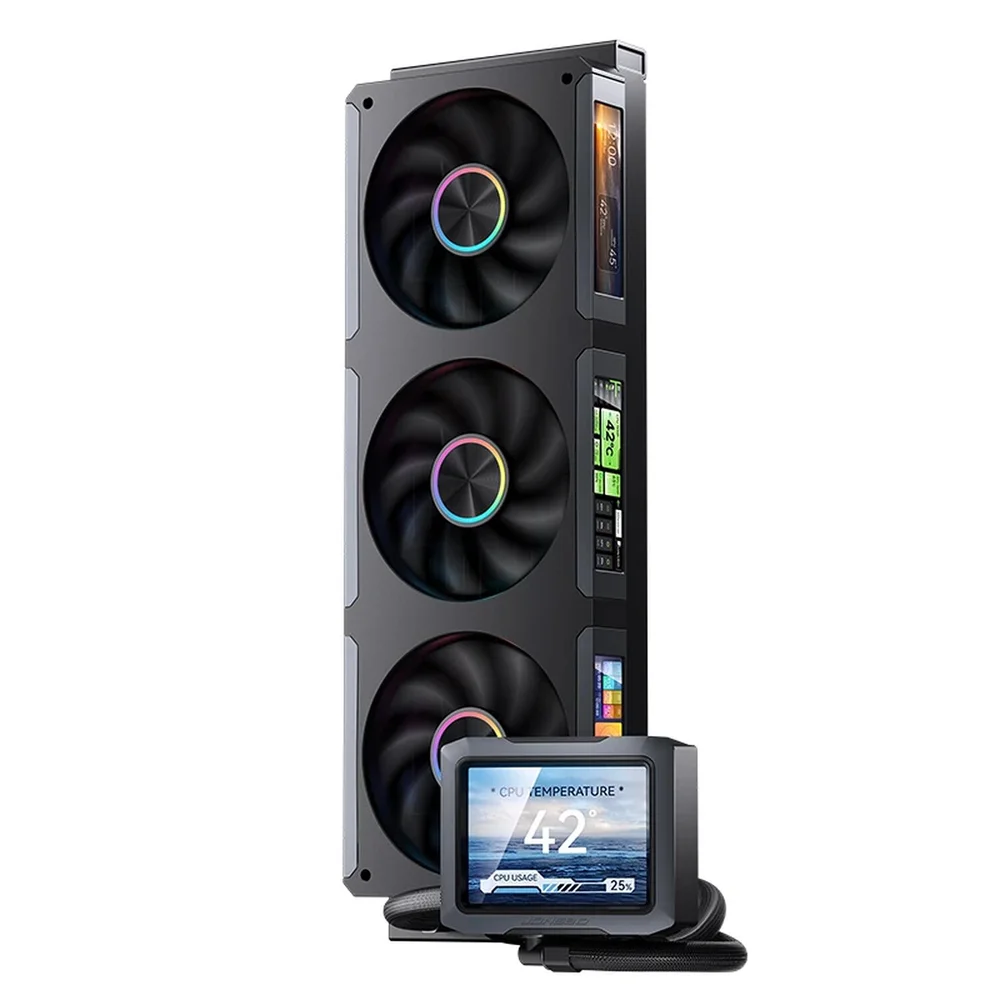 Water Cooler Jonsbo Tf3-360scb ARGB 360mm Com 4 Telas Ips Preto 7
