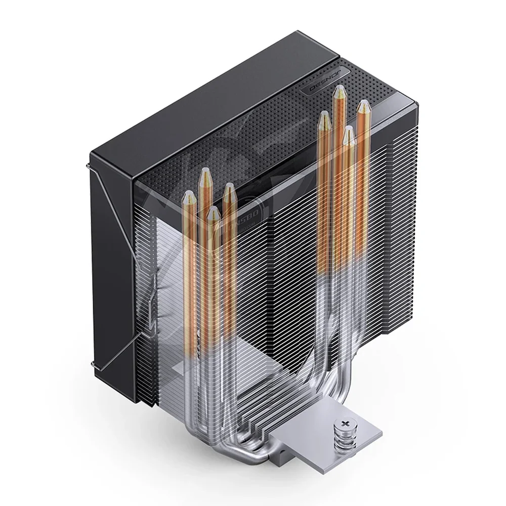 Imagem 5 de 5 do produto Cooler Cpu Jonsbo Cb40 ARGB 120mm Preto Tdp 225w