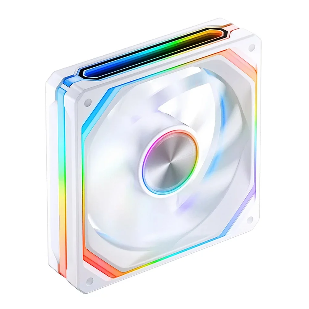 Fan Cooler Jonsbo Xa-120w ARGB Premium 120 X 28 Mm Pwm Branco 4