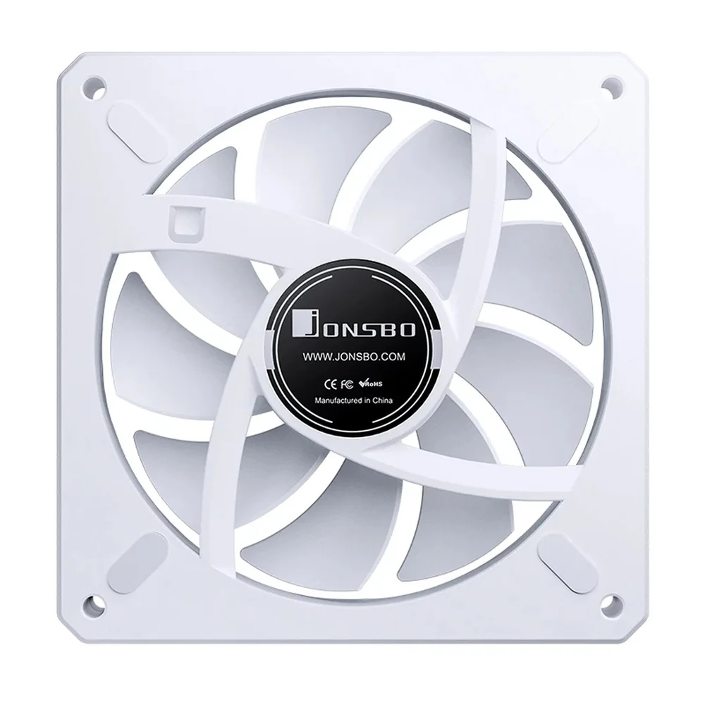 Fan Cooler Jonsbo Xa-120w ARGB Premium 120 X 28 Mm Pwm Branco 8