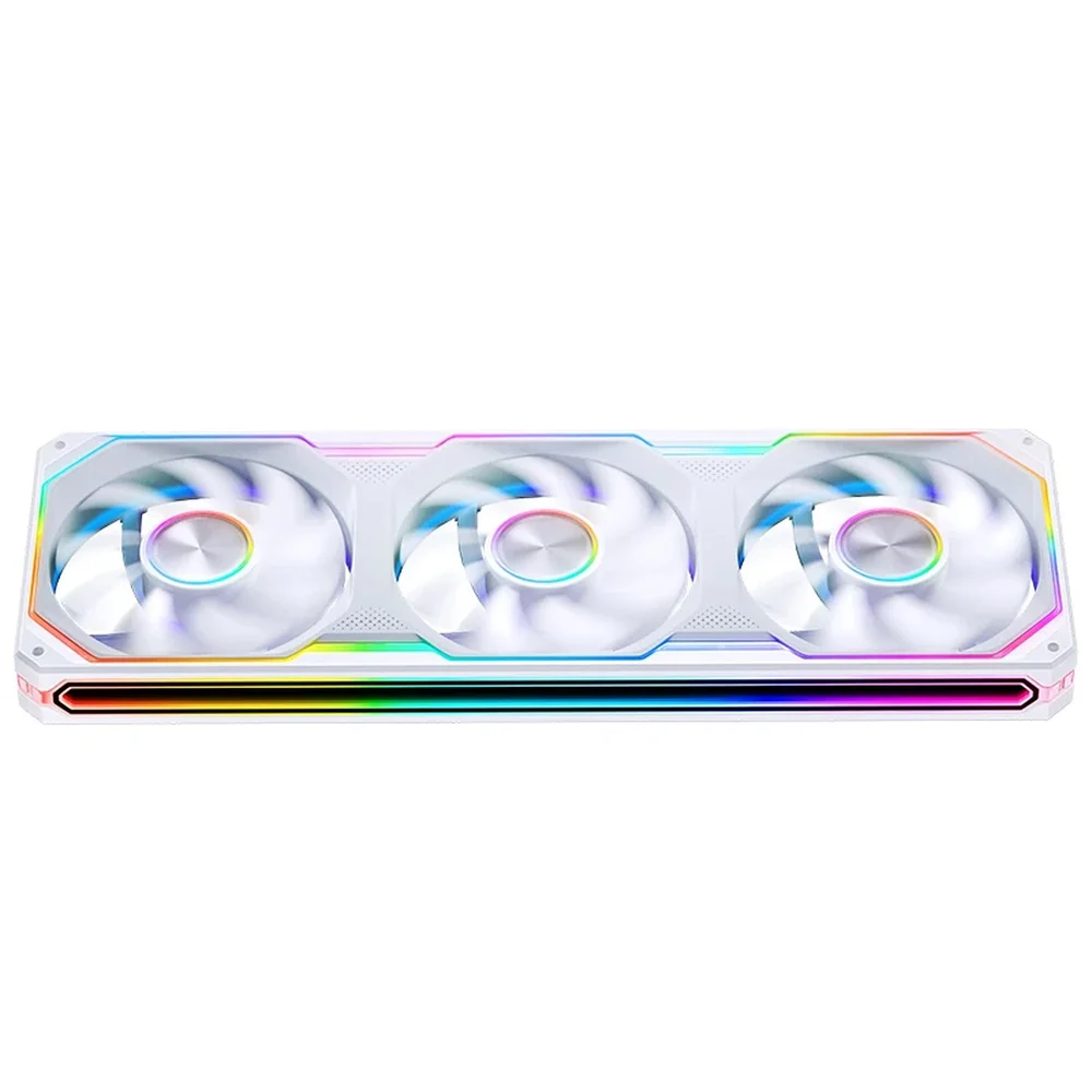 Fan 3 Em 1 Premium Jonsbo Xa-360w ARGB 360 Mm Pwm Branco 7