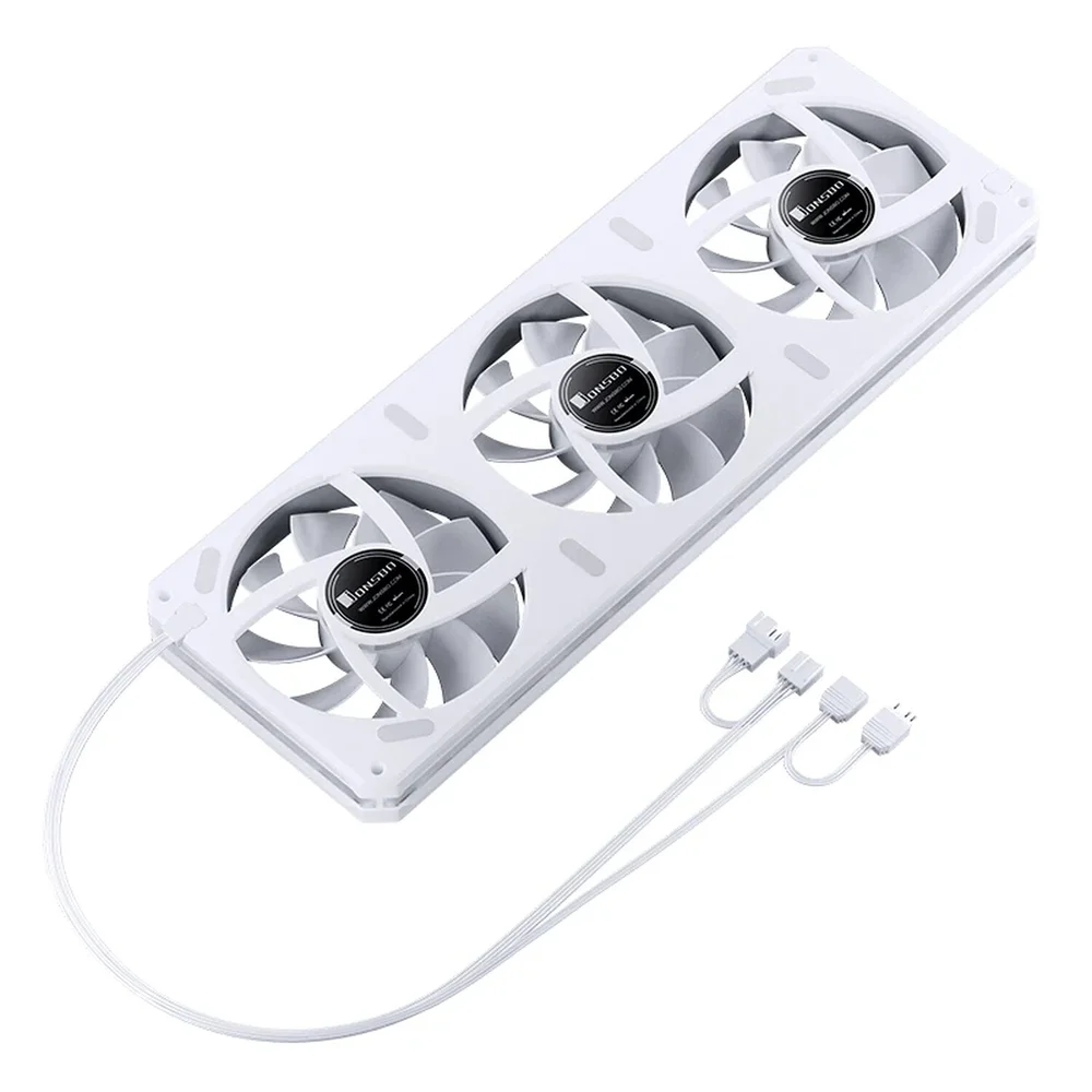 Fan 3 Em 1 Premium Jonsbo Xa-360w ARGB 360 Mm Pwm Branco 8