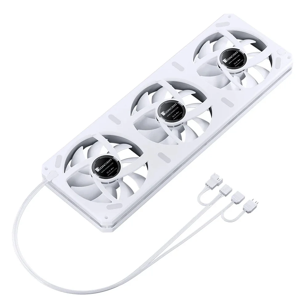 Fan 3 Em 1 Premium Jonsbo Xa-360wr ARGB Reverso 360 Mm Pwm Branco 5