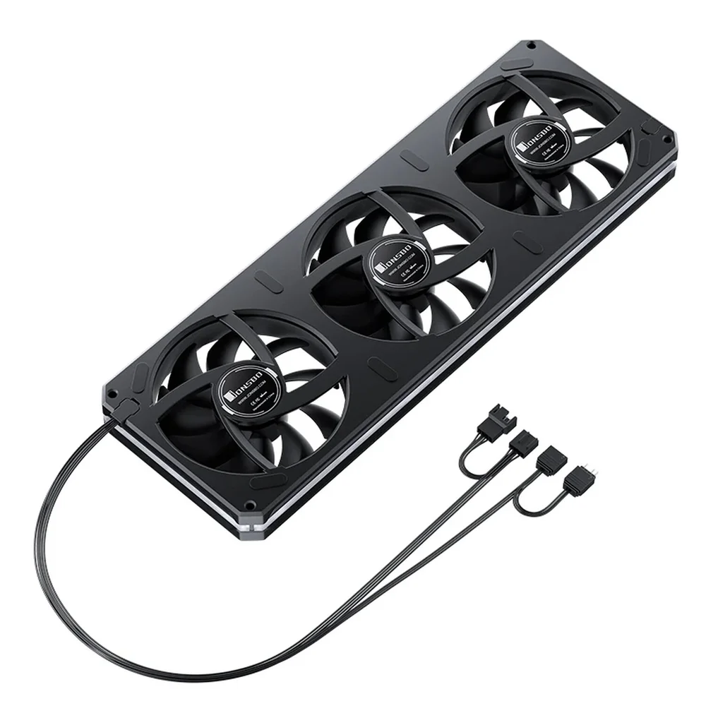 Fan 3 Em 1 Premium Jonsbo Xa-360br ARGB Reverso 360mm Pwm Preto 5