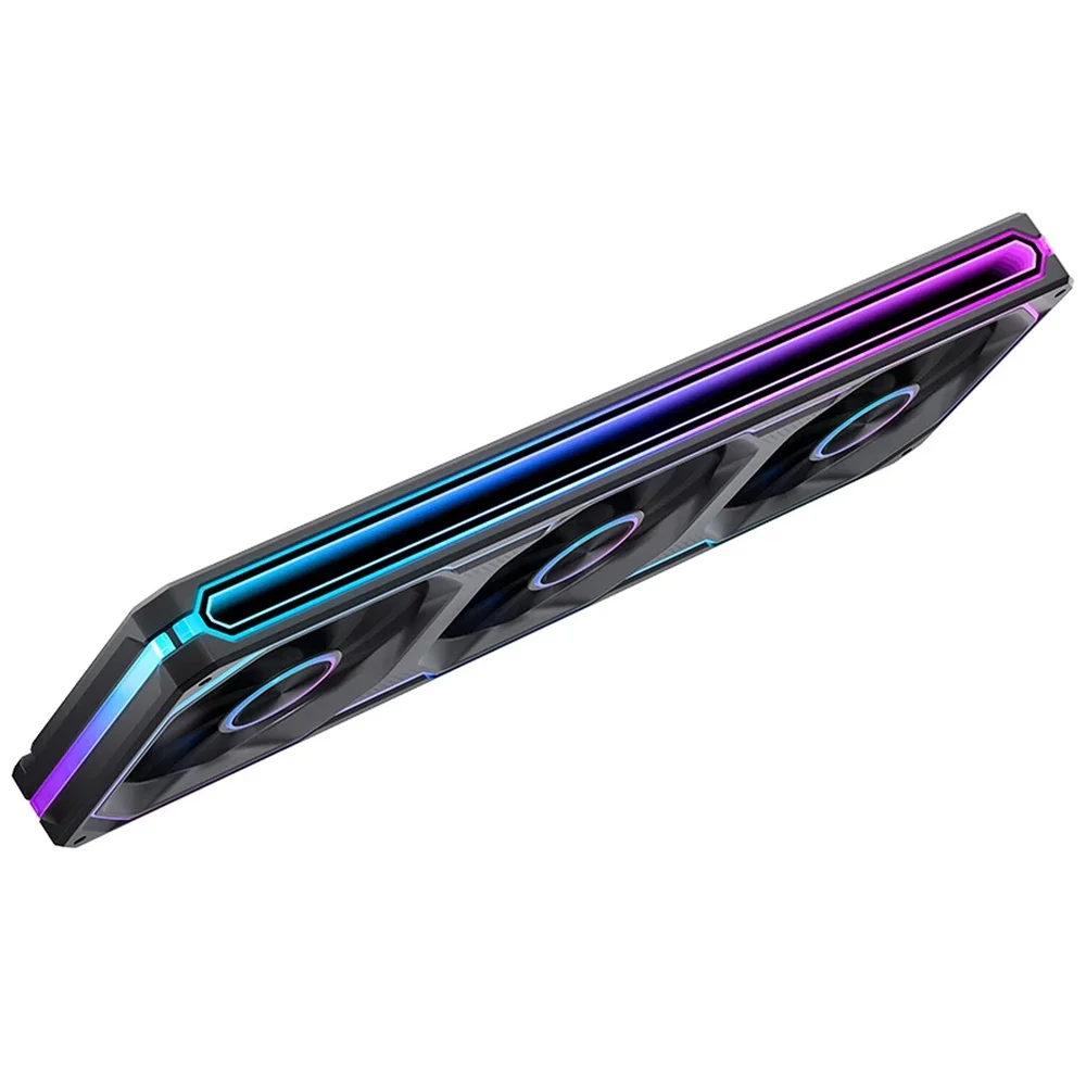 Fan 3 Em 1 Premium Jonsbo Xa-360br ARGB Reverso 360mm Pwm Preto 8