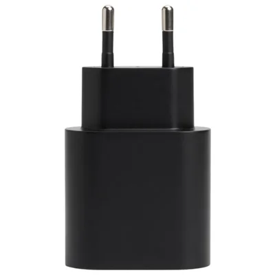 Carregador Turbo Usb C Preto Rápido Para Smartphone E Tablet