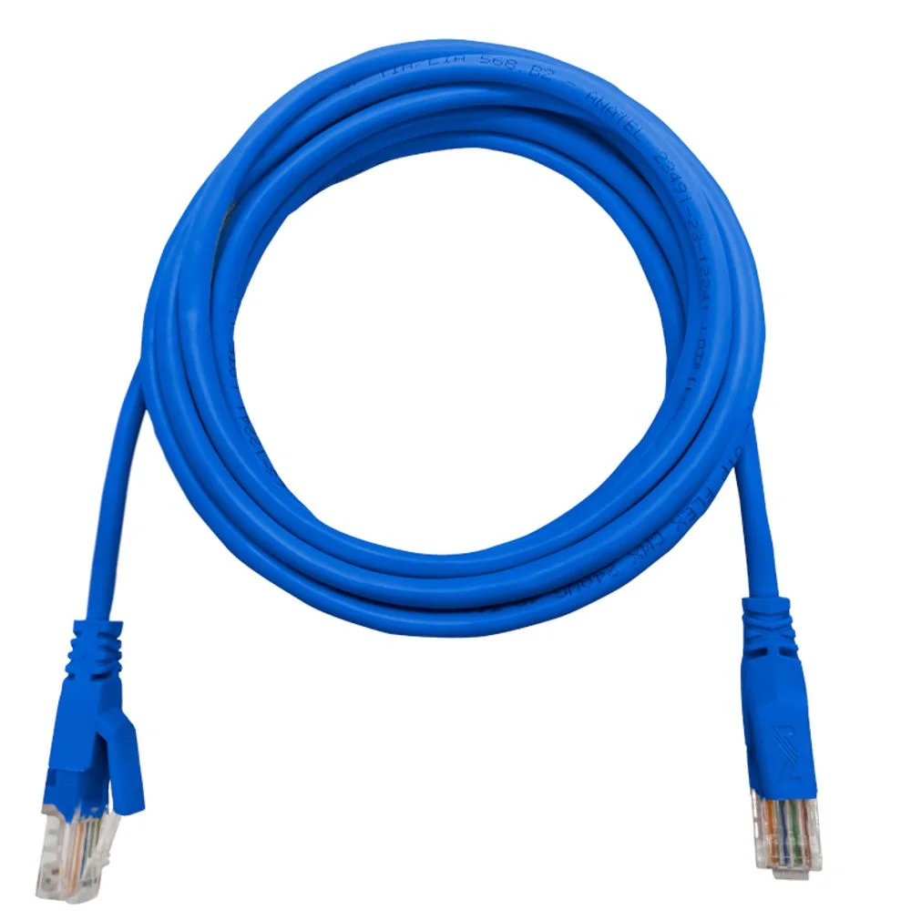 Imagem 2 de 2 do produto Patch Cord Cat.5e Megatron Utp 1,5m Azul