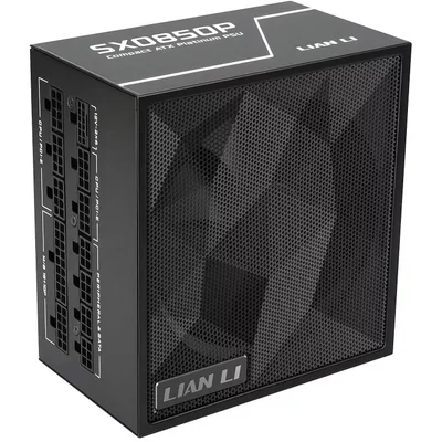 Fonte Lian Li 850w, 80 Plus Platinum, Full Modular, PCi-e 5.1, Atx 3.1, Sx0850p-black