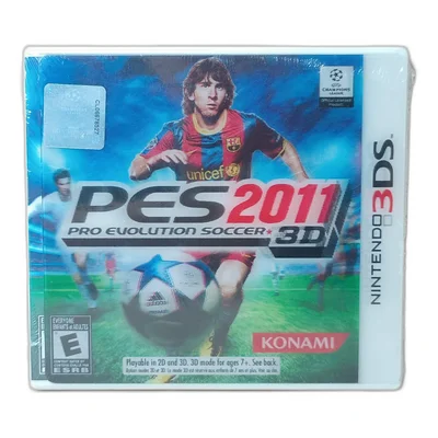Jogo Pro Evolution Soccer 2011 Nintendo 3ds Capa Holográfica