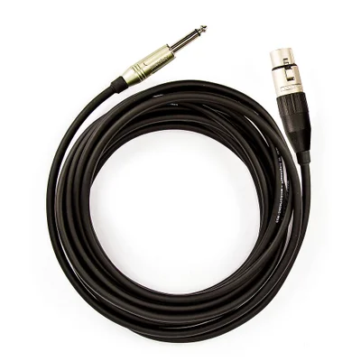 Cabo De Microfone P10 Mono Para Xlr Femea Amphenol - 40 Metros