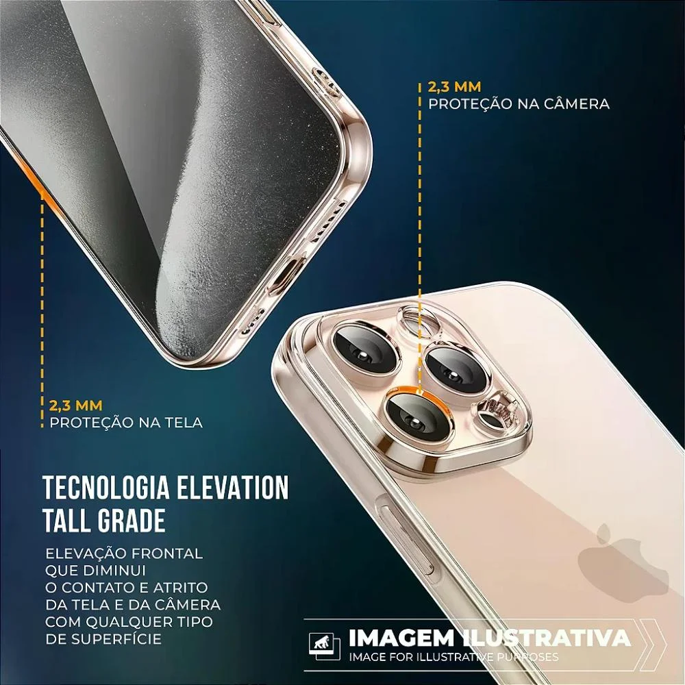 Imagem 2 de 5 do produto Capa Para Iphone Se - Crystal Slim - Não Amarela - Transparente - Gshield