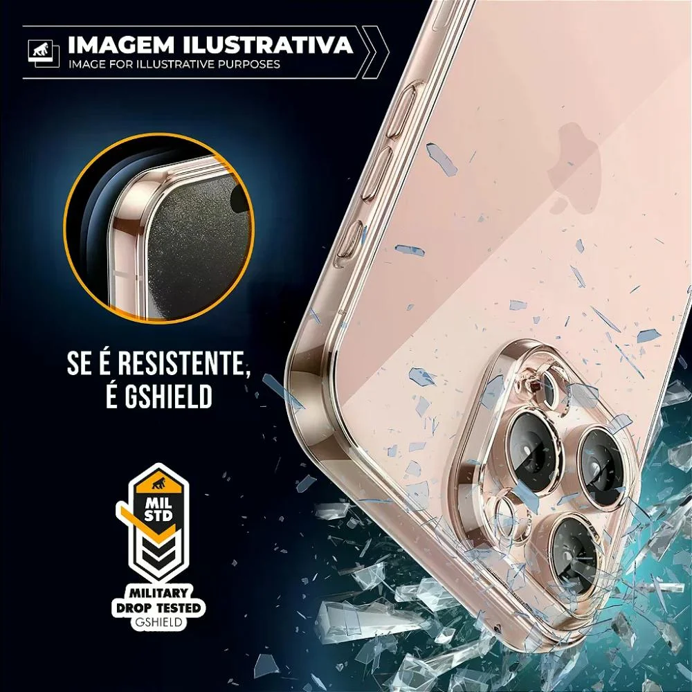 Imagem 5 de 5 do produto Capa Para Iphone 11 Pro Max - Crystal Slim - Não Amarela - Gshield