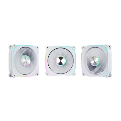 Kit 3 Fan 120mm Aerion Veil S Com Controladora ARGB Branco Fan100