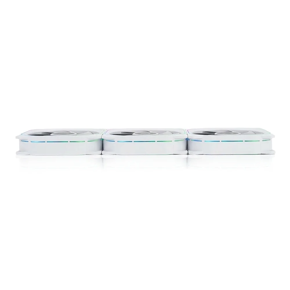Imagem 3 de 5 do produto Kit 3 Fan 120mm Aerion Veil S Com Controladora ARGB Branco Fan100