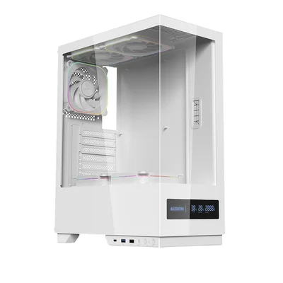 Gabinete Gamer Mid Tower Sem Fan Sem Fonte Gab130 Arch V1sion Branco Aerion