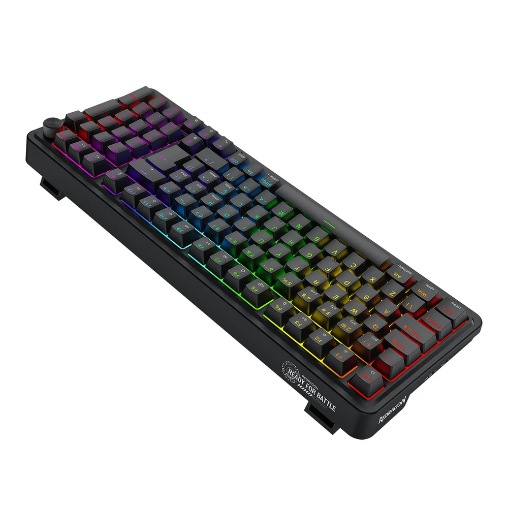 Teclado Mecanico Gamer Eisa Pro RGB Wireless Switch Manbo Redragon Preto K686-RGB-pro Teclado Mecanico Gamer Eisa Pro RGB Wireless Switch Manbo Redragon Preto K686-RGB-pro