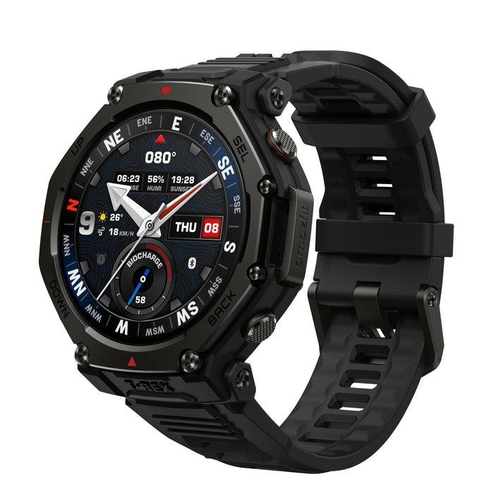 Smartwatch Amazfit T-rex 3, 48mm, AmoLED 1.5”, Gps, Bluetooth, Nfc, Militar, Até 27 Dias De Bateria - Preto