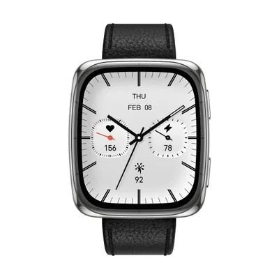 Smartwatch Amazfit Active 2 Premium, Tela Quadrada AmoLED, Bluetooth, Gps, Nfc, Até 10 Dias De Bateria - Prata — foto 3