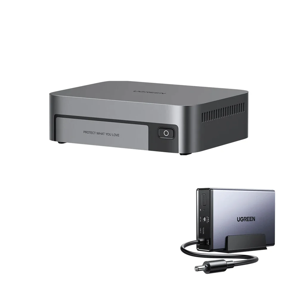 Storage Nas 4 Baias Nvme Intel i5 1235u Lan 10 Gbe 2 Portas Thunderbolt 4 HDMI 8k Ugreen Dxp480t Plus - 25892b