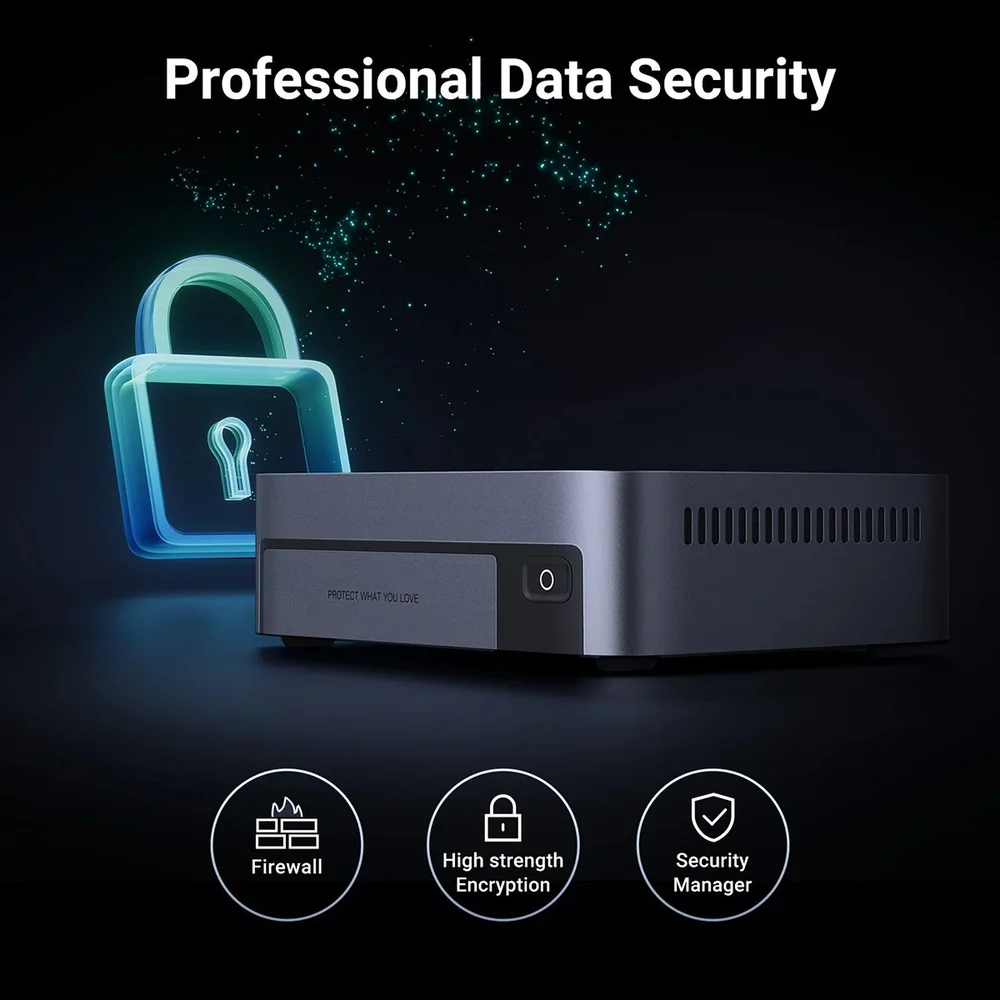 Storage Nas 4 Baias Nvme Intel i5 1235u Lan 10 Gbe 2 Portas Thunderbolt 4 HDMI 8k Ugreen Dxp480t Plus - 25892b