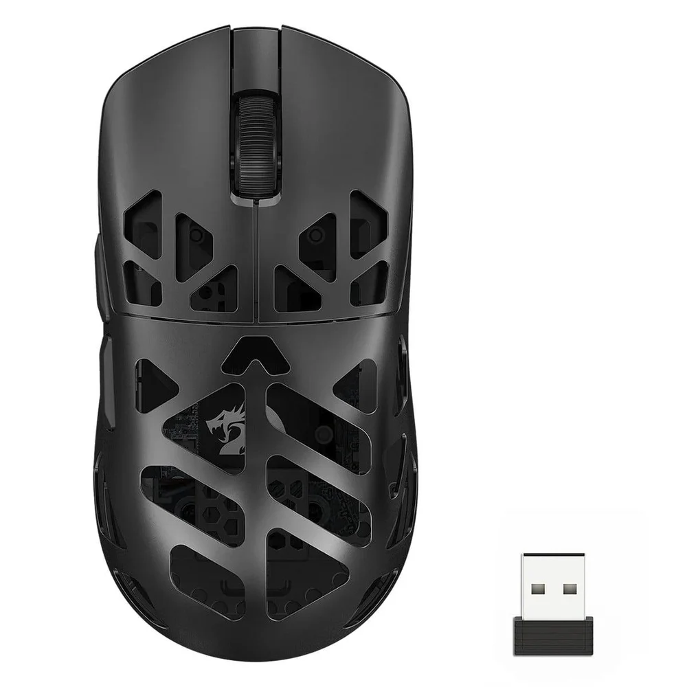 Mouse Gamer Redragon Prism Pro 1k, Tri-mode, 26000 Dpi, Paw3395, 5 Botões, Preto, M997-pro-1k Mouse Gamer Redragon Prism Pro 1k, Tri-mode, 26000 Dpi, Paw3395, 5 Botões, Preto, M997-pro-1k