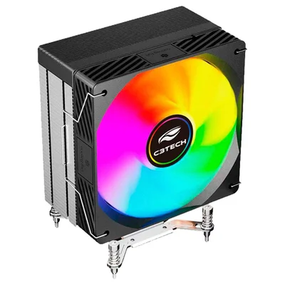 Cooler Para Processador C3tech Multicolor 120mm Fc-l130m