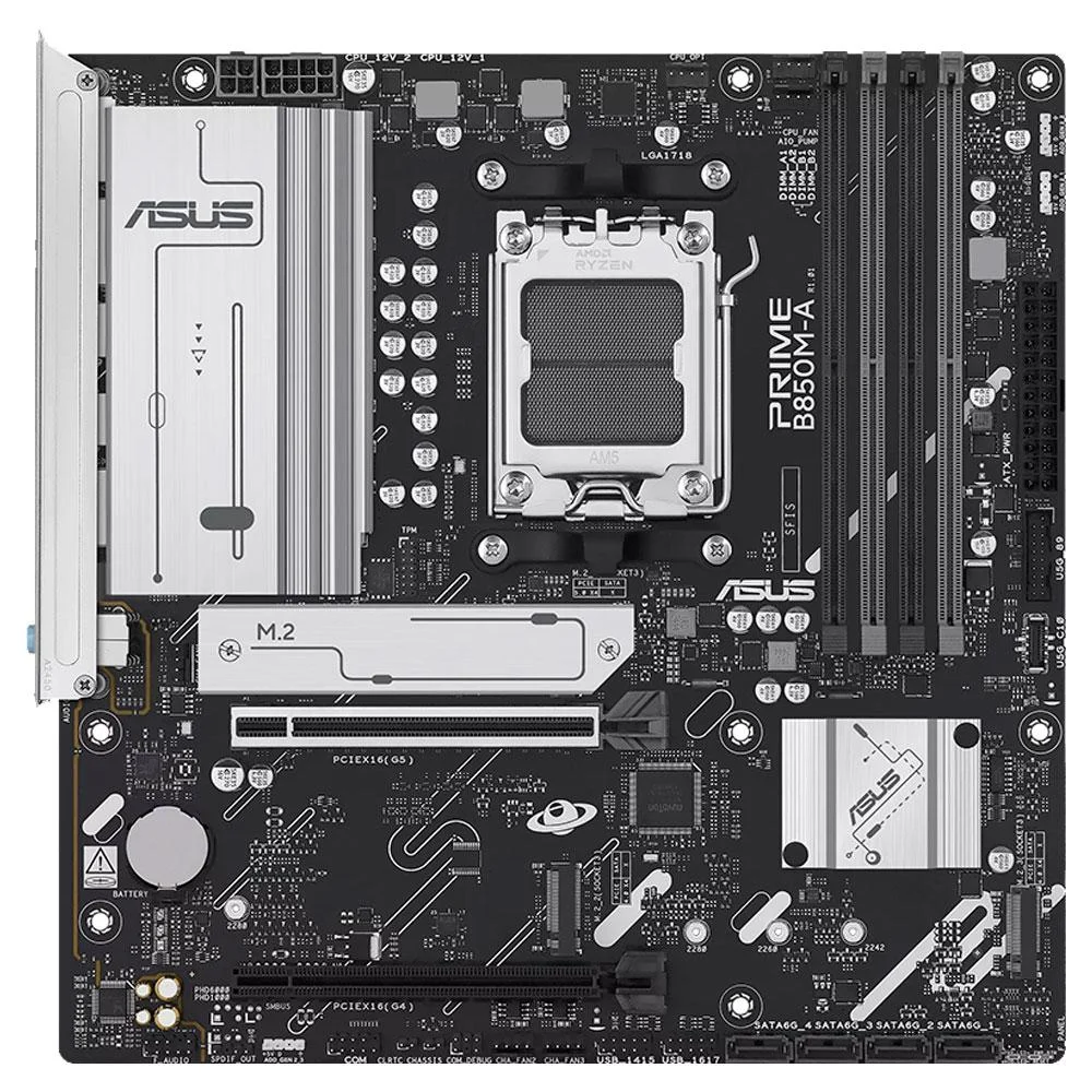 Placa Mae (amd) Asus Prime B850m-a Ddr5 Am5 Placa Mae (amd) Asus Prime B850m-a Ddr5 Am5