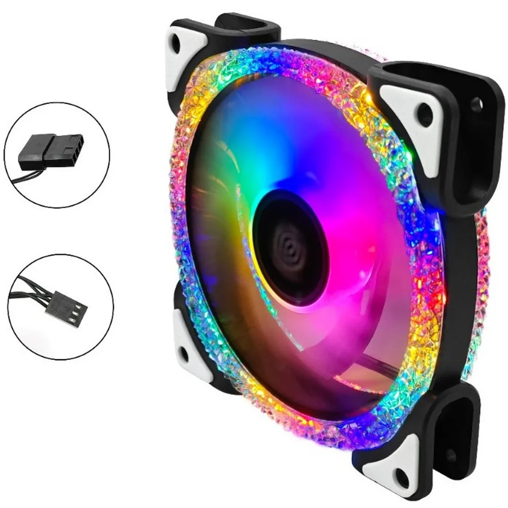 Cooler Fan LED RGB Gabinete Cpu Revenger G-vr350 7