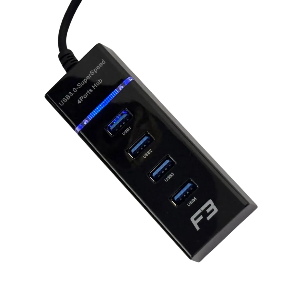Imagem 3 de 4 do produto Hub Usb 3.0 4 Portas Super Speedy