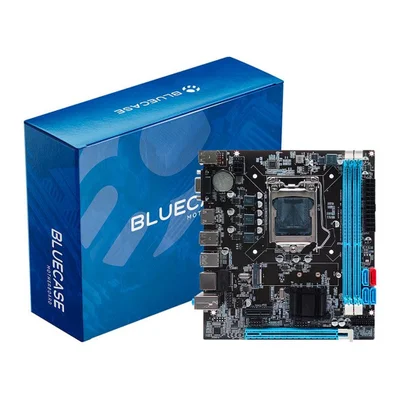 Placa Mãe Ddr3 1155 B75 Gigabit Bluecase Vga HDMI Usb 3.0 M.2 Preto